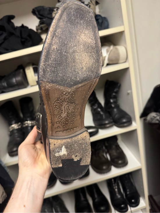 $1198 JOHN VARVATOS Fleetwood Shawl Silver Boot sz. 8 main image 11